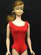 Vintage 1964 Titian Swirl Ponytail Barbie Doll In Red Swimsuit