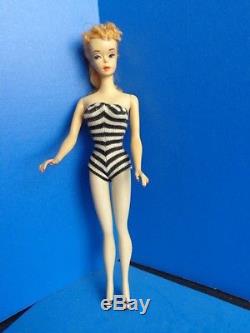 Vintage #3 Ponytail Barbie Doll- Brown Eyeliner- 1960