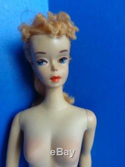Vintage #3 Ponytail Barbie Doll- Brown Eyeliner- 1960