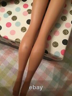 VINTAGE #4 BLOND GORGEOUS Ponytail Barbie TM Doll1/2 Box PUMPS JAPAN