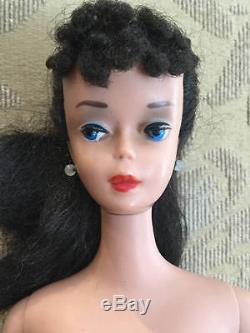 Vintage #4 Solid Body Brunette Raven Ponytail Barbie