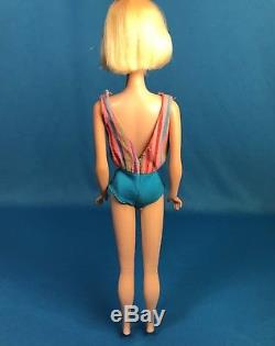 VINTAGE AMERICAN GIRL Pale Blonde BARBIE Doll w Original Swimsuit