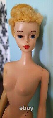 VINTAGE BARBIE #3 BLONDE PONYTAIL- gold n' glamor