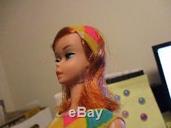 Vintage Barbie Doll 1958 #3 Or #4 Red Head Blue Eyes
