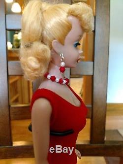 VINTAGE BARBIE DOLL #4 or #5 BLONDE PONYTAIL WITH ORIGINAL BOX WITH INSERT! RARE