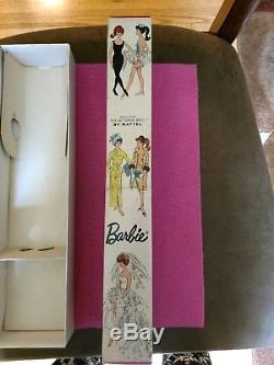 VINTAGE BARBIE DOLL #4 or #5 BLONDE PONYTAIL WITH ORIGINAL BOX WITH INSERT! RARE