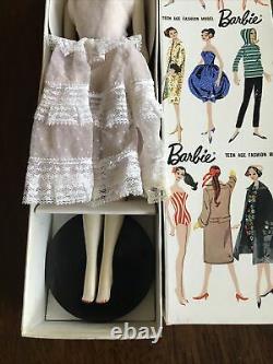 VINTAGE BARBIE PONYTAIL DOLL 3 Ghost White / Mattel