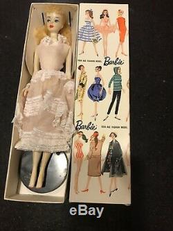 # VINTAGE BARBIE PONYTAIL DOLL 3. WithGAY PARISIENNE BOX / Mattel