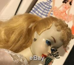 # VINTAGE BARBIE PONYTAIL DOLL 3. WithGAY PARISIENNE BOX / Mattel