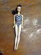 Vintage Brunette #3 Ponytail Barbie Withtm Faded Body Nipples Swimsuit Shoes Wow