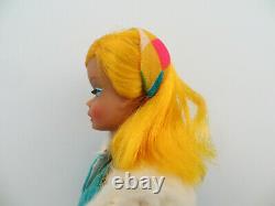 VINTAGE HIGH COLOR MAGIC BARBIE Blonde Yellow First Issue 1966 Mattel Japan