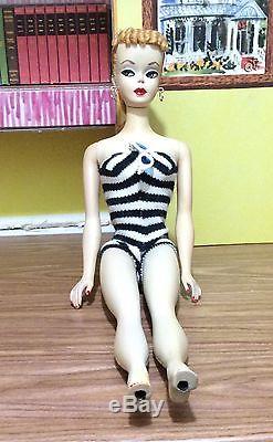 Vintage Orig 1959 #1 Ponytail Barbie