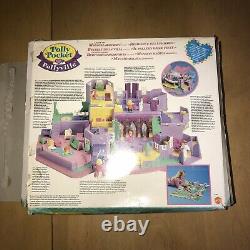 VINTAGE POLLY POCKET POLLYVILLE MANSION with box plus extras BLUEBIRD