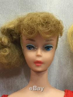 Vintage Ponytail Barbie Lot + Ken Doll Tlc