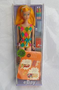 VTG 1966 Barbie LOW Color Magic Scarlet Flame Golden Blonde Doll MIB Closet NRFB