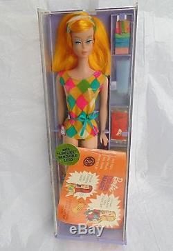VTG 1966 Barbie LOW Color Magic Scarlet Flame Golden Blonde Doll MIB Closet NRFB