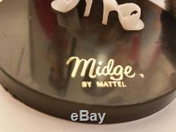 VTG JAPANESE EXCLUSIVE NEW MIDGE DOLL MINTY WithDRESS/ORIGINAL HTF STAND/PANTIES