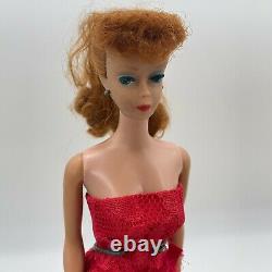 VTG Mattel 1962 Barbie Ponytail Case #5 Barbie With Original Clothing with EXTRAS