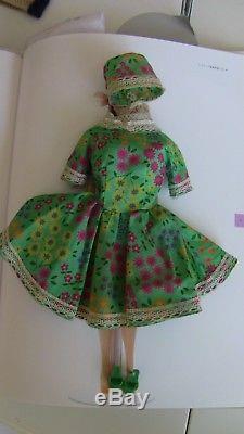 VTG Rare HTF Japanese exclusive Barbie Francie Blue Green Floral dress Hat LOT