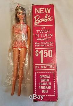 VTG Twist N Turn Barbie Trade In TNT Ash Blonde #1162 With Box