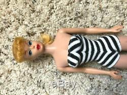 Very Beautiful Vintage Lemon Blonde Barbie Ponytail NM