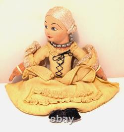 Very Rare Norah Wellings Handkerchief Sachet Doll