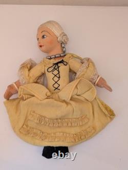 Very Rare Norah Wellings Handkerchief Sachet Doll