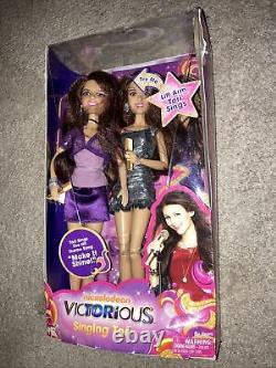 Victorious Doll Singing Tori + Trina Two Pack Open Box RARE READ