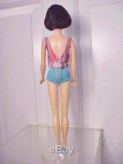Vint. Barbie 1965/66 COAL BRUNETTE AMERICAN GIRL Doll Hi Color