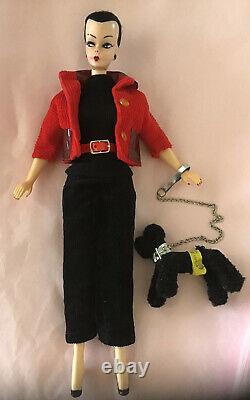 Vintage 12 Bild LILLI Hong Kong Lalka LILLI Brunette Ponytail Barbie Clone Rare