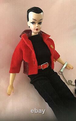 Vintage 12 Bild LILLI Hong Kong Lalka LILLI Brunette Ponytail Barbie Clone Rare