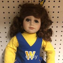 Vintage 1950s Cheerleader 21 Doll Made with Tender Loving Care by Peggy Mellot
