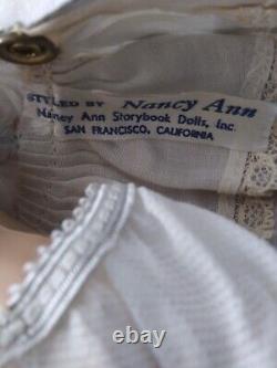 Vintage 1950s Nancy Ann Storyboy Doll San Francisco California Brown Sleepy Eyes