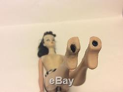 Vintage 1958 barbie with holes in feet