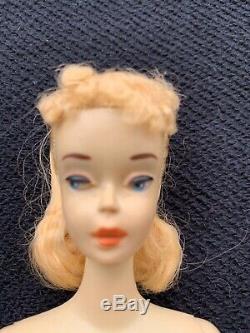 Vintage 1959 #3 Blonde Pony Tail Barbie Doll