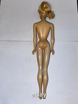 Vintage 1959 Barbie #1 Original Ponytail Doll Barbie, Never Retouched