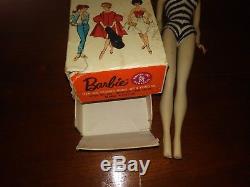 Vintage 1959 blonde ponytail Barbie doll #3 blue shadow stunning
