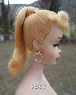 Vintage 1960 #3 Blond Ponytail ORIG HAIR SET gorgeous ORIG MAKE UP FABULOUS