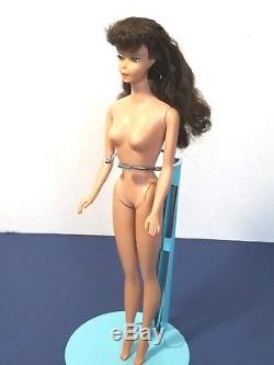 Vintage 1960 #850 Brunette Ponytail Barbie #4 With Original Outfits