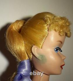 Vintage 1960 Barbie Blonde Ponytail #4