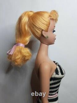 Vintage 1960 Barbie Blonde Ponytail #4