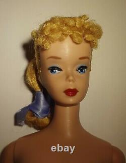 Vintage 1960 Barbie Blonde Ponytail #4