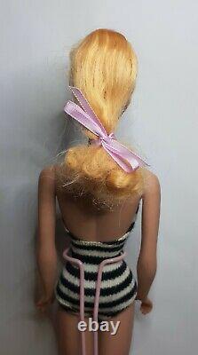 Vintage 1960 Barbie Blonde Ponytail #4