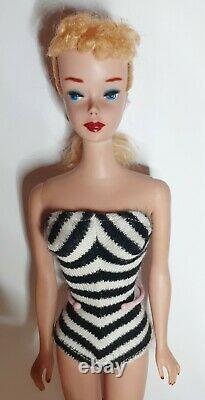 Vintage 1960 Barbie Blonde Ponytail #4