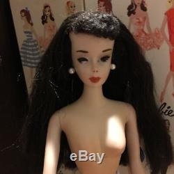 Vintage 1960 Brunette Ponytail Barbie # 3 Doll