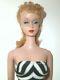 Vintage 1960's Blonde #4 Ponytail Barbie Solid Tm Body Great Lips Xlnt