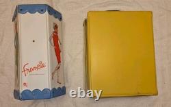 Vintage 1960's Barbie Doll Lot With 2 Carring Cases & Accessories 1 Repro Doll