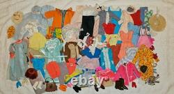 Vintage 1960's Barbie Doll Lot With 2 Carring Cases & Accessories 1 Repro Doll