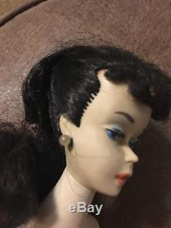 Vintage 1960's Barbie TM #3 Brunette Ponytail Doll