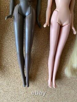 Vintage 1960s Barbie Lot fashion queen bubblecut malibu christie francie japan